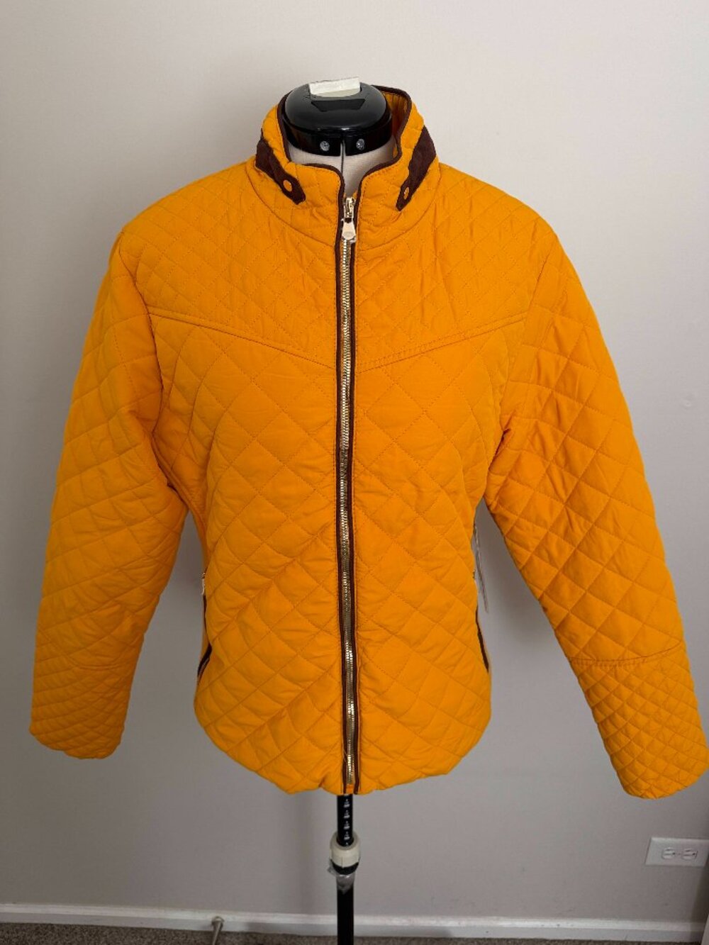 Novish Collection Women`s Mustard-yellow Jacket sire Petite L